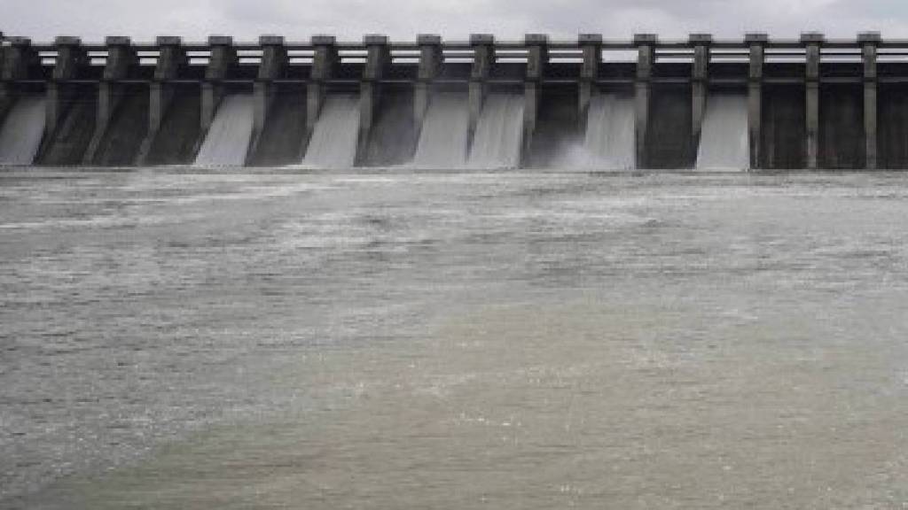 Sina Dam overflowed for first time in June now holds 2.4 TMC water