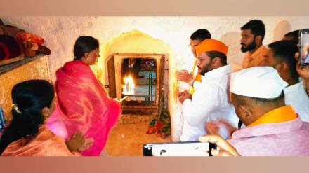 Maha Aarti at the Kanhoba Tambuldev temple