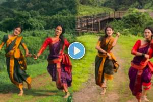 Young girl dance in jambhul piklya jhadakhali