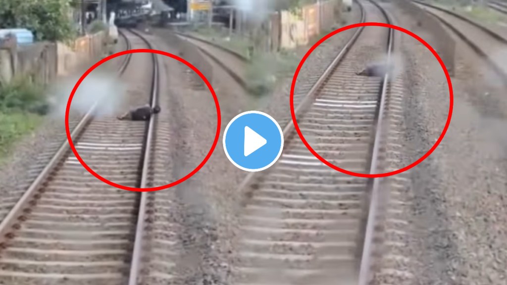 Mumbai mira Road station man try to suicide railway track platform motorman saves his life