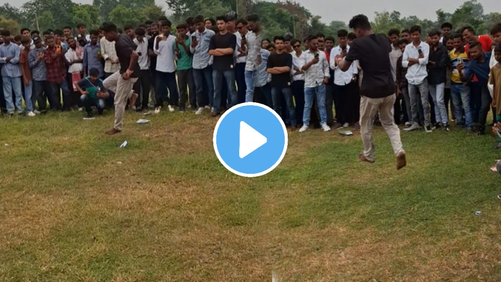 Viral video man walks on air in Jharkhand shocking video