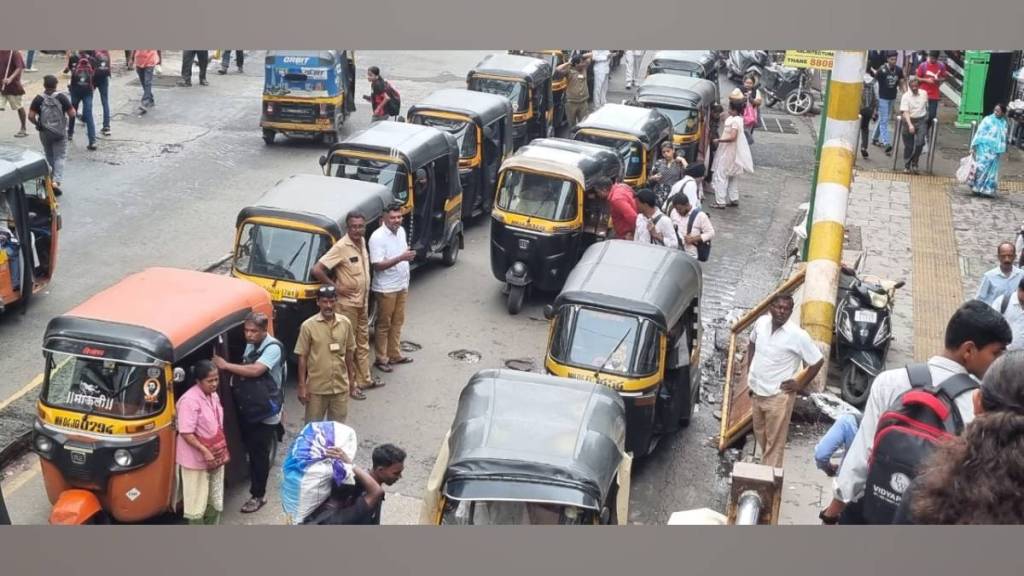 Sharing rickshaw fare from Thane station to Teen Hat Naka increased