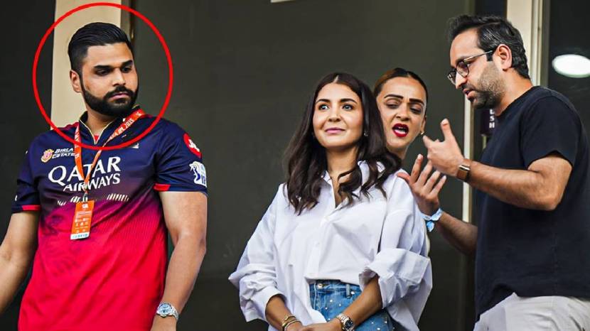 Nikhil Sosale anushka sharma rcb photo