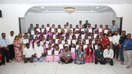 Model Anganwadi workers from Jawhar and Mokhada talukas completed the training for the Palavi project