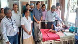 Plastic surgery on a little girl successful at Thane District Hospital mumbai