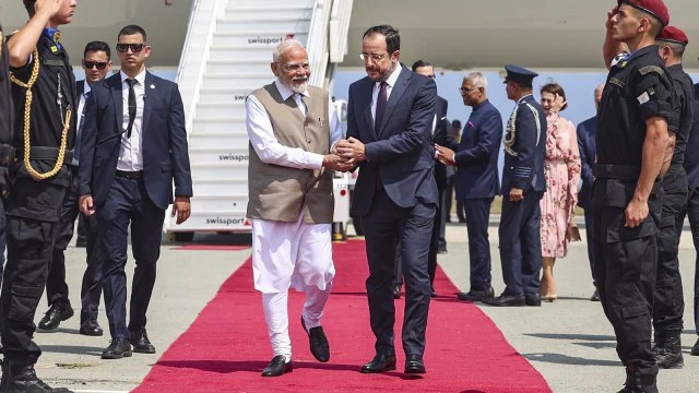 Prime Minister Narendra Modi Cyprus visit Photos