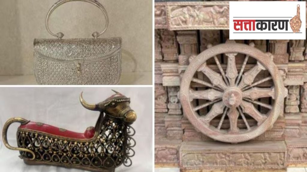 पंतप्रधान मोदींनी जी-७ परिषदेत सहभागी झालेल्या जागतिक नेत्यांना भारताच्या समृद्ध सांस्कृतिक वर्षांचे प्रतीक असलेल्या वस्तू भेट स्वरूपात दिल्या. (छायाचित्र-इंडियन एक्सप्रेस)