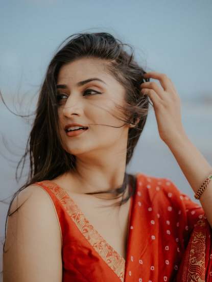 Rasika Wakharkar Beach Photoshoot