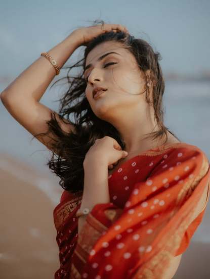 Rasika Wakharkar Beach Photoshoot