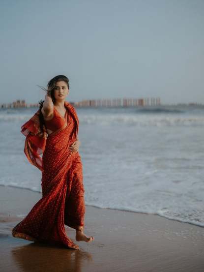 Rasika Wakharkar Beach Photoshoot