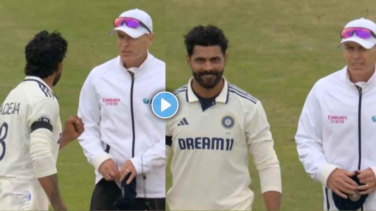 IND vs ENG: रवींद्र जडेजाने थेट पंचांना चिडवलं, अंपायर पण पाहून झाले चकित; मैदानात नेमकं काय घडलं? पाहा VIDEO