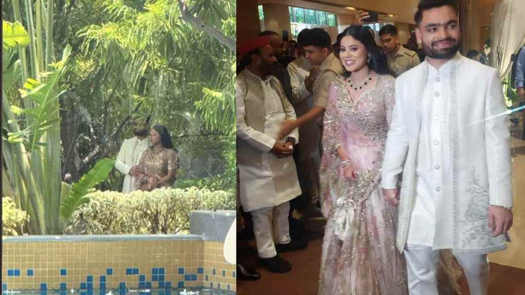 Rinku Singh Engagement Photo with MP Priya Saroj and Photoshoot Goes Viral watch Video
