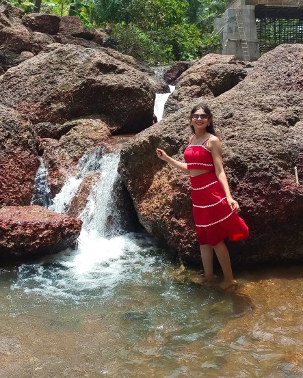 Rohini Naik Red Skirt-Top Photoshoot