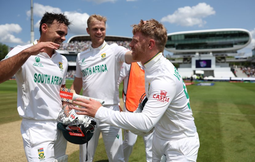South Africa WTC Final Winning Celebration with Families