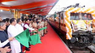 'Chhatrapati Shivaji Maharaj Bharat Gaurav Tourism Train' at Chhatrapati Shivaji Maharaj Terminus, Mumbai