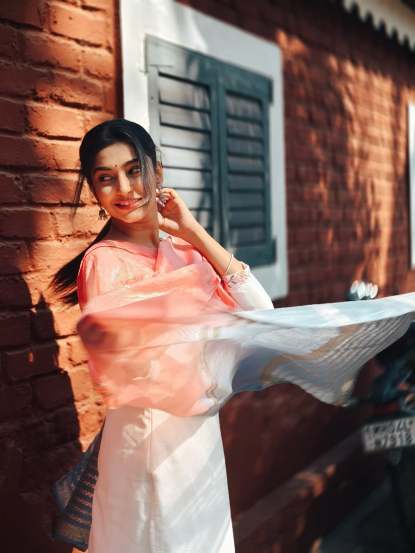 Shivani Mundhekar White Dress Look