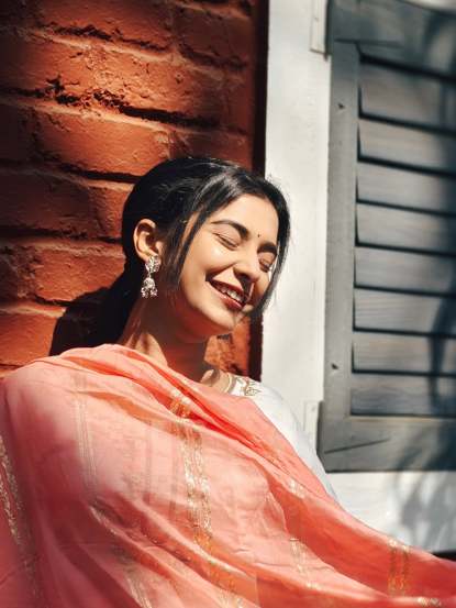 Shivani Mundhekar White Dress Look