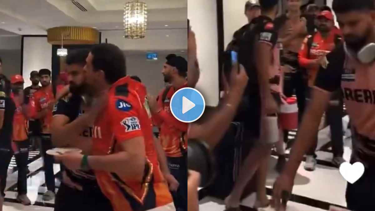 PBKS vs MI: श्रेयसला पंजाबच्या सहमालकांनी केक भरवताना गालावर केलं किस, अय्यरने टिश्यू उचलला अन्… VIDEO व्हायरल