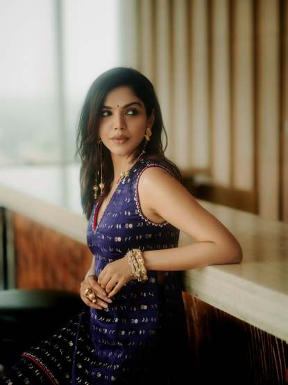 Shriya Pilgaonkar Purple Co-Ord Set