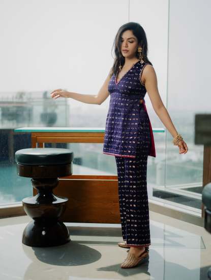 Shriya Pilgaonkar Purple Co-Ord Set