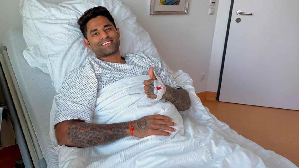 Suryakumar Yadav: सूर्यकुमार यादवने अचानक हॉस्पिटलमधून शेअर केला फोटो, नेमकं काय झालं? स्वत: दिले अपडेट