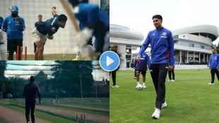IND vs ENG Harpreet Brar Joined Indian Team Practice Session Ahead 2nd Test Said Shubman Gill Texted Me Video