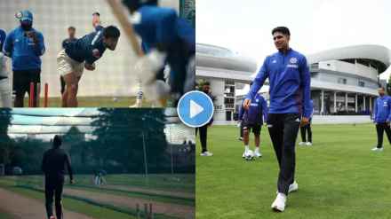 IND vs ENG Harpreet Brar Joined Indian Team Practice Session Ahead 2nd Test Said Shubman Gill Texted Me Video