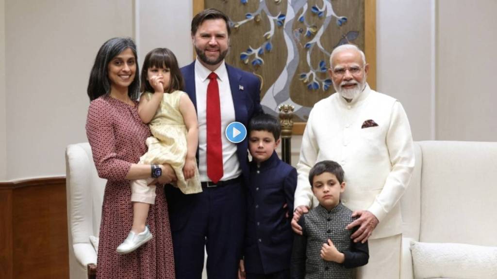 Usha vance india visit