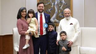 Usha vance india visit