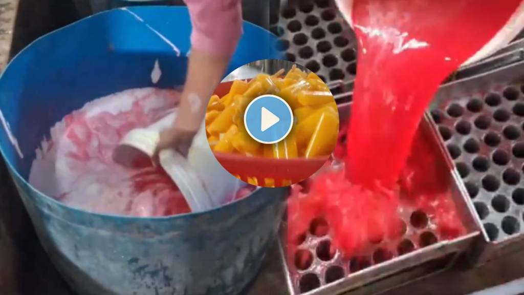 Viral Video Of Ice Cream Making In Factory