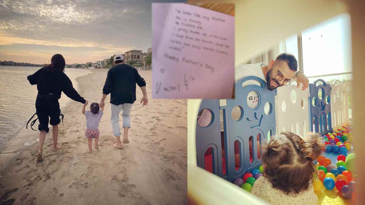 Virat Kohli: “तो माझ्या भावासारखा दिसतो..”, विराटच्या लेकीने फादर्स डे निमित्त बाबासाठी लिहिलं खास पत्र, अनुष्काने शेअर केला फोटो