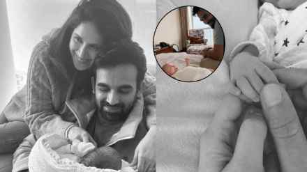 Zaheer Khan Son Face Reveal on Fathers Day Wife Shared Photo