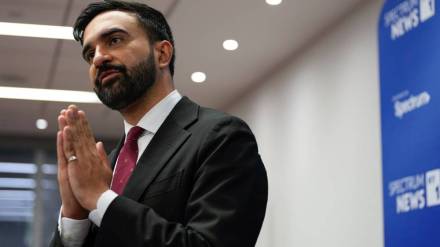 Zohran Mamdani Democratic candidate in New York Mayoral poll