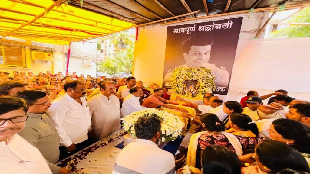 ahmedabad plane crash badlapurs deepak pathak funeral