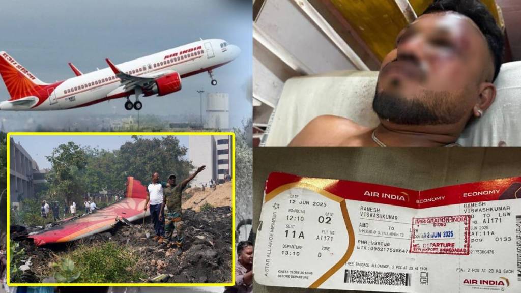 air india plane crash survivor Ramesh Vishas Kumar