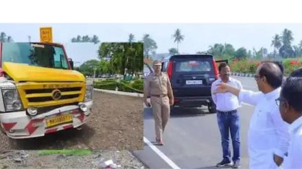 ajit pawar akola visit ambulance accident