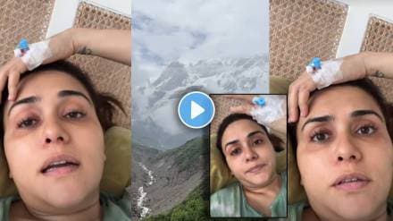amruta khanvilkar unwell after coming back from kedarnath