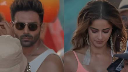 Kartik Aaryan, Ananya Panday tanned looks from Tu Meri Main Tera Main Tera Tu Meri sets
