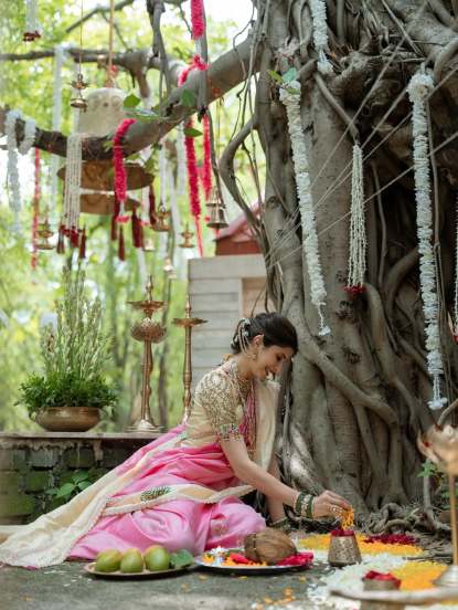 ankita walawalkar celebrates vat purnima