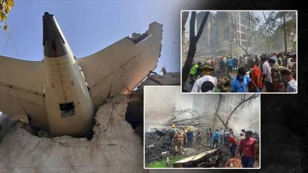 brave helper saved a toddler during the Ahmedabad tragedy akot akola