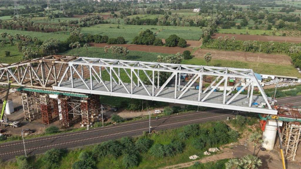 Eighth bridge of bullet train project constructed in Gujarat