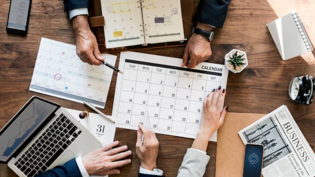 calendar needs in trade and organization
