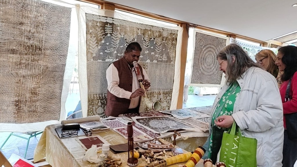 Ramesh Hengadi in London exhibition Ramesh Hengadi in London exhibition