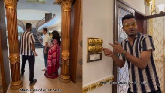 इंदूरच्या या घरात २४ कॅरेट सोन्याच्या सर्वच वस्तू आहेत.