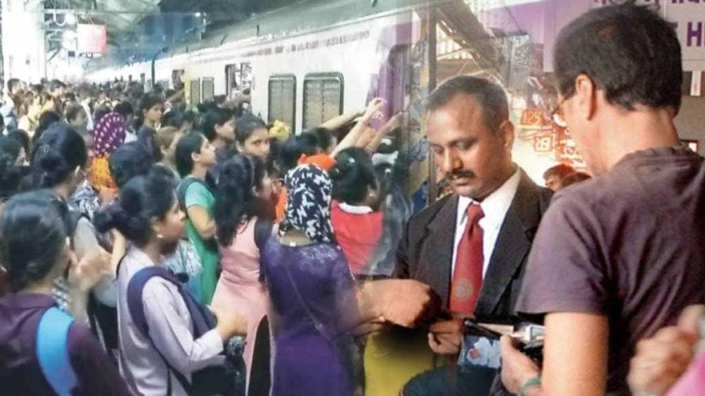 Mumbai Central Railway inspects first class coaches and fines ticketless passengers