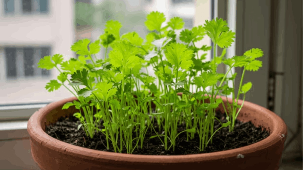 coriander plant at home how to grow coriander at home