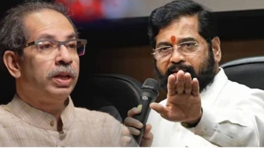 solapur politics eknath shinde on uddhav Thackeray