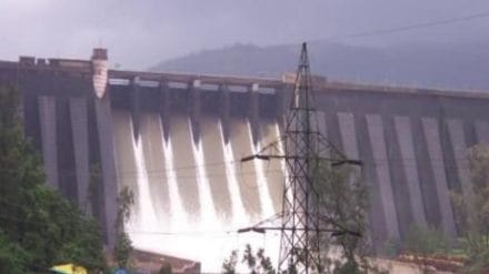 heavy rain triggers massive discharge from koyna