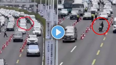 traffic police scooty guy funny video viral