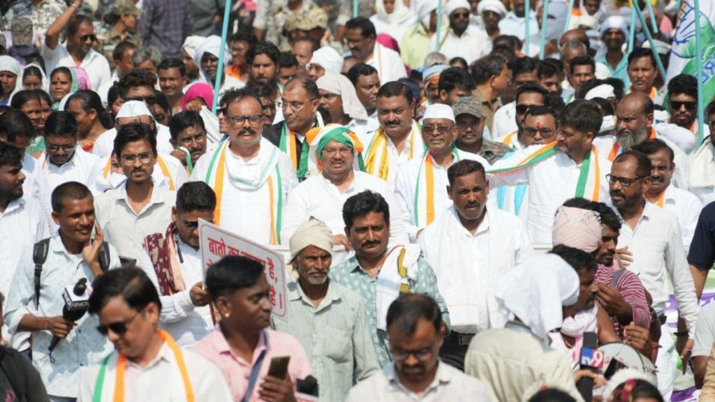 gadchiroli Congress Kisan Nyay Yatra Harshvardhan Sapkal speech Government fails to provide justice to farmers gadchiroli Congress Kisan Nyay Yatra Harshvardhan Sapkal speech Government fails to provide justice to farmers